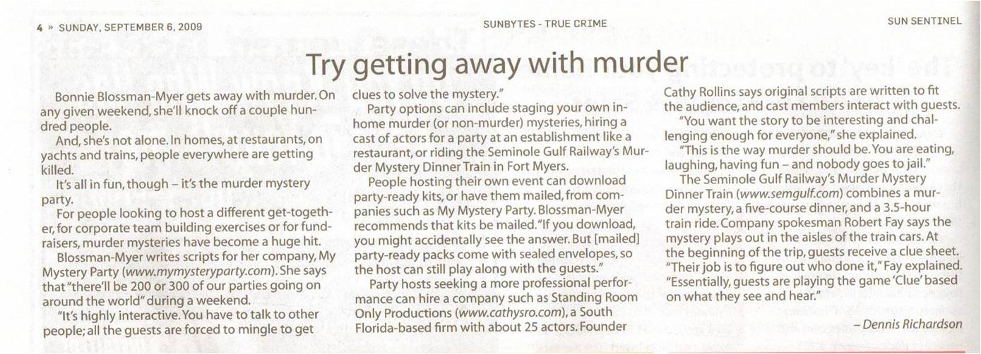 My Mystery Party - A Murder Mystery Party At Home [Review]