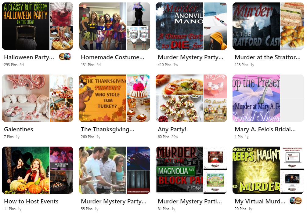 My Mystery Party on Pinterest for DIY food, decor and more.